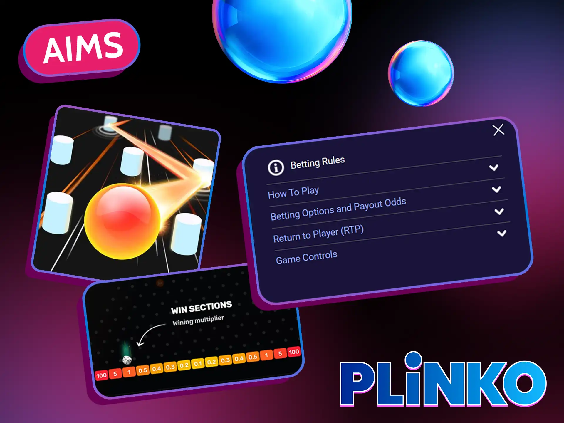 Here you will find everything you need to understand the principles of the game Plinko.
