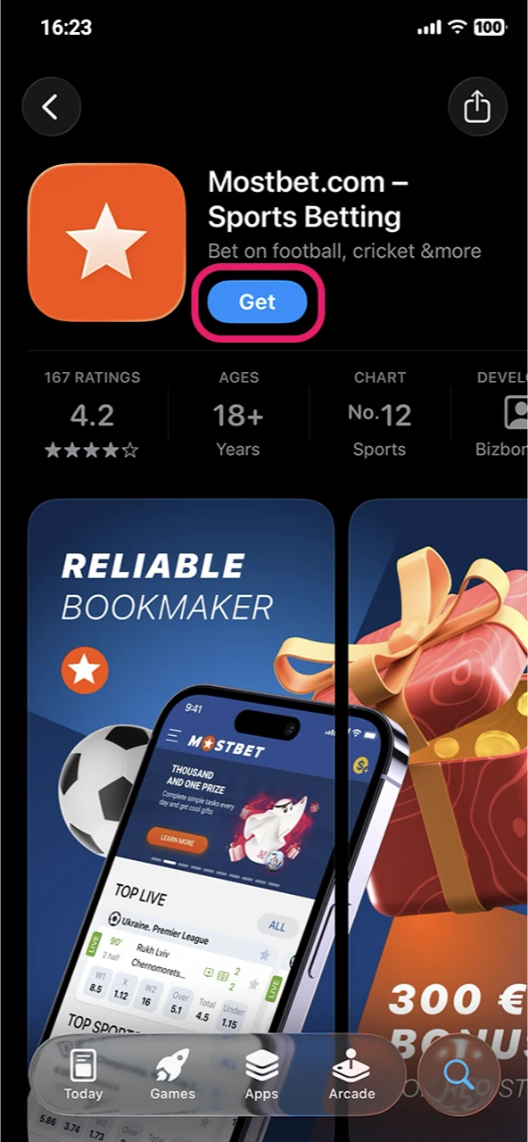 Install and Launch the App to start play Plinko.