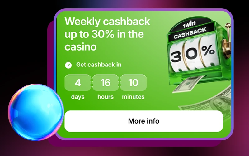Cashback Bonus calculated as the sum of all lost bets in the Plinko game.