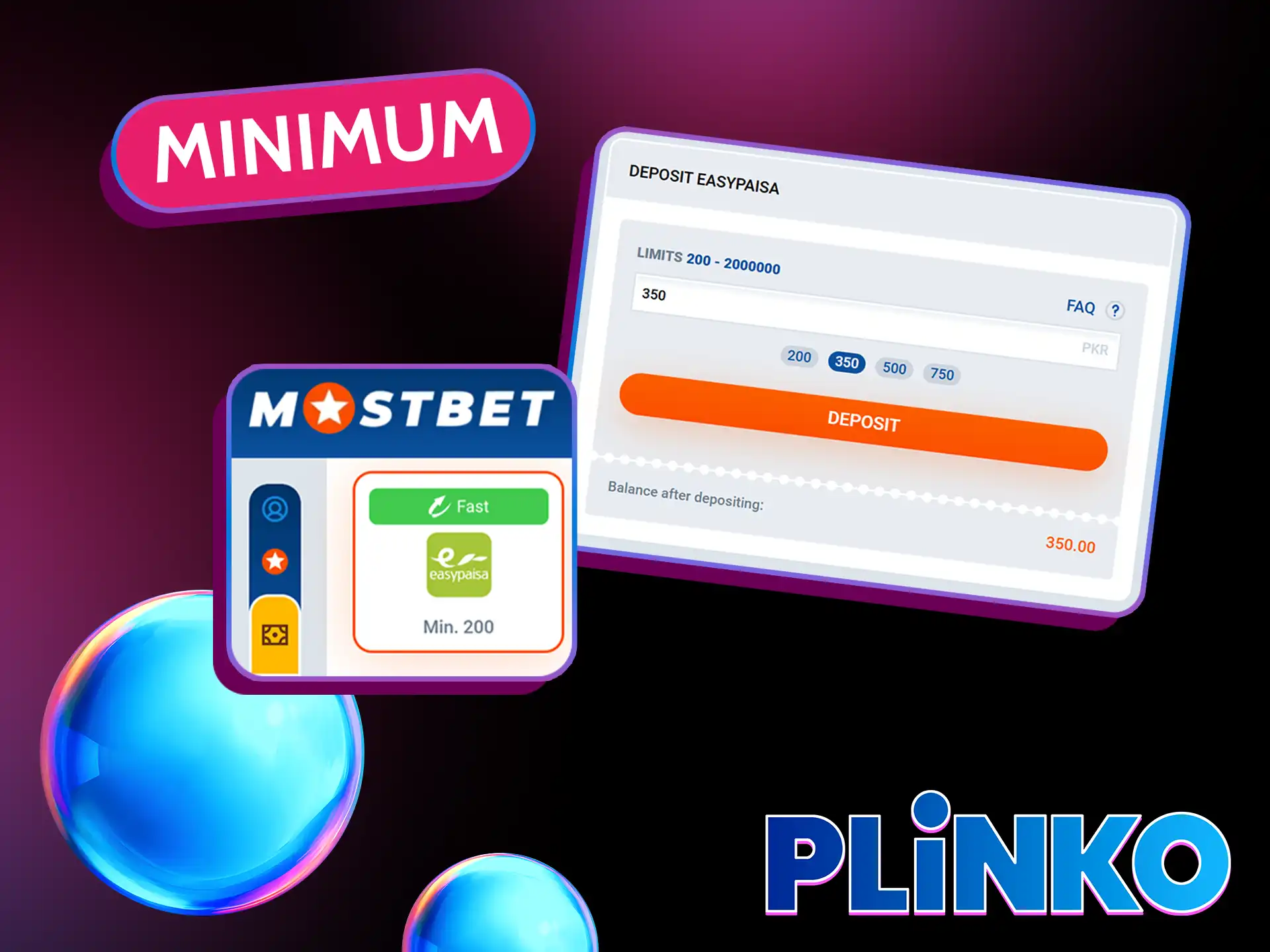 Low minimum deposits allow you to play Plinko for real money without risking large sums.