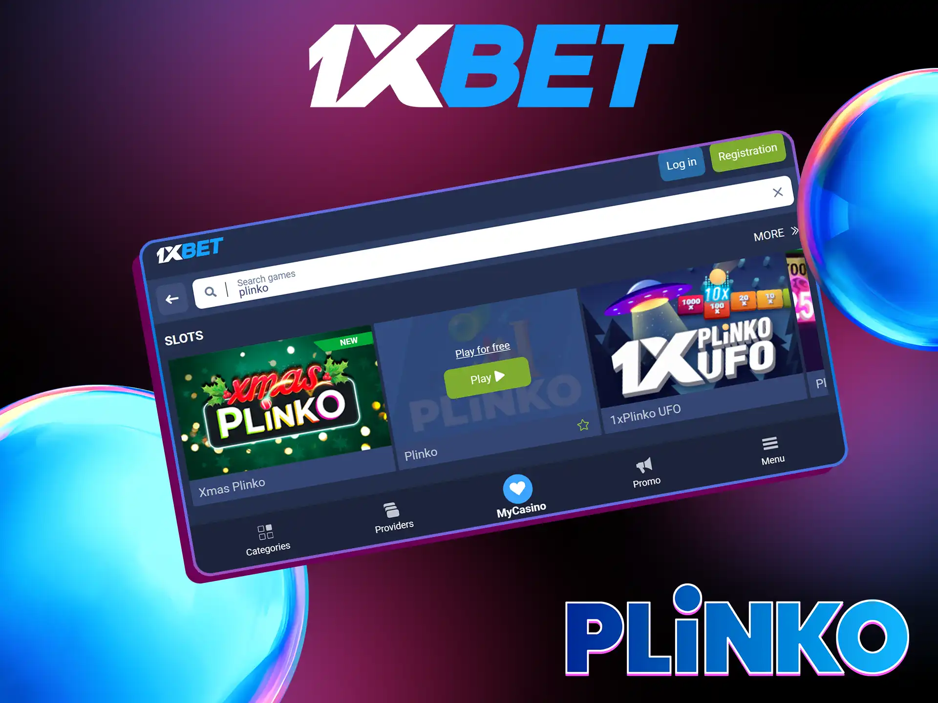 1xBet Casino Pakistan offers a wide range of classic games, including Plinko.