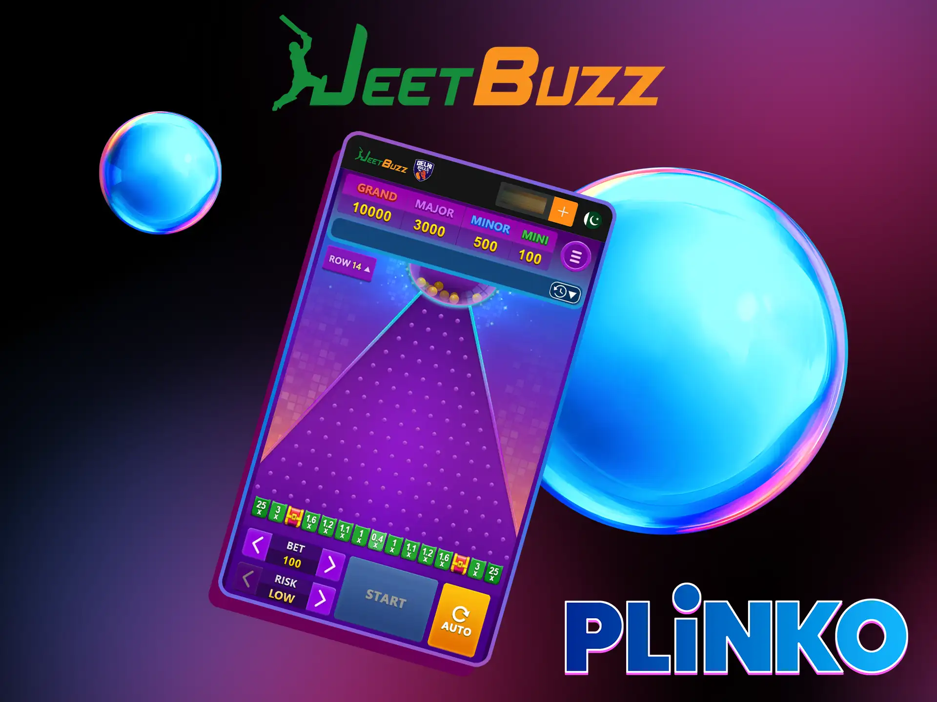 Jeetbuzz is a trusted casino that offers Plinko games, as well as frequent bonuses.