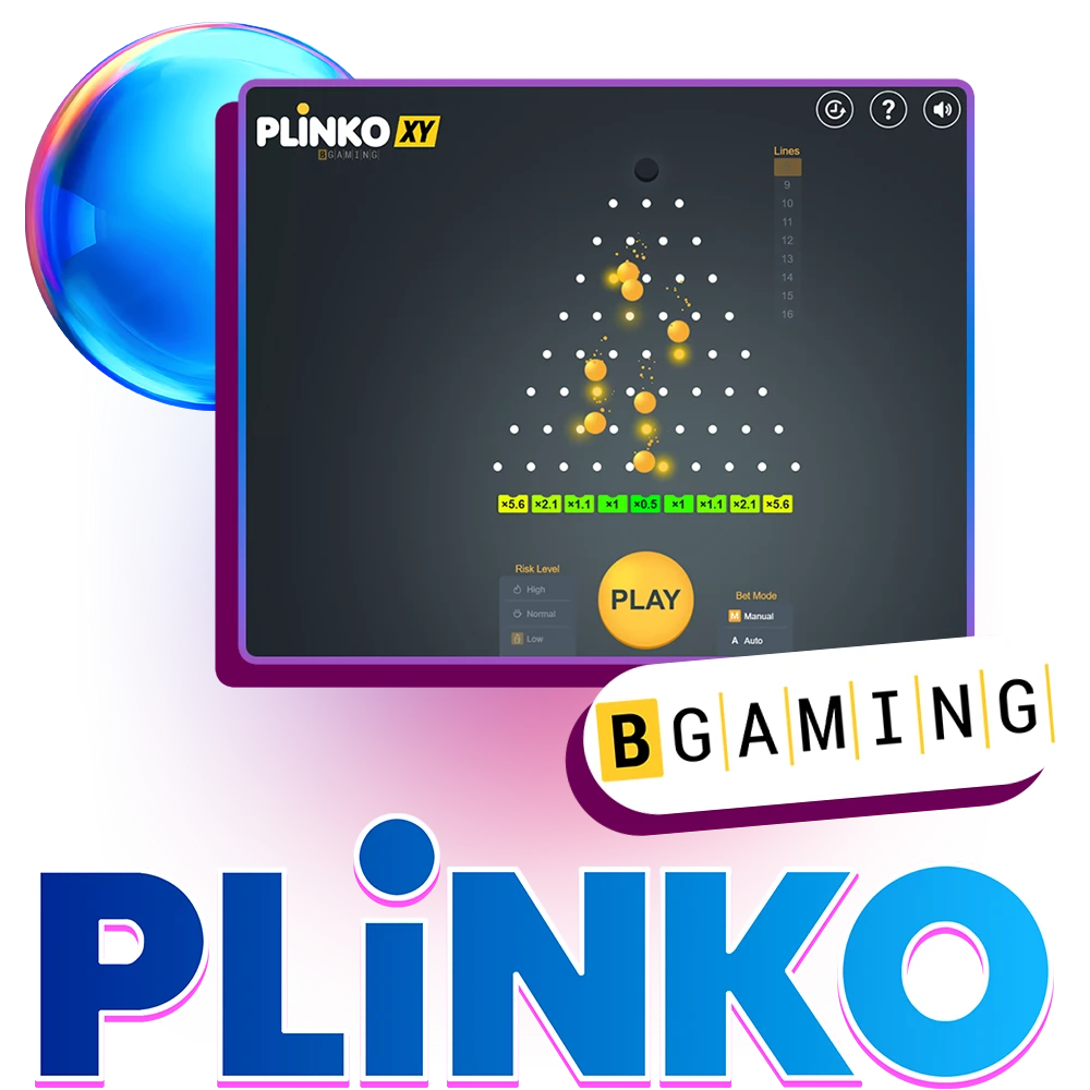 Enjoy the Plinko XY game created by BGaming.