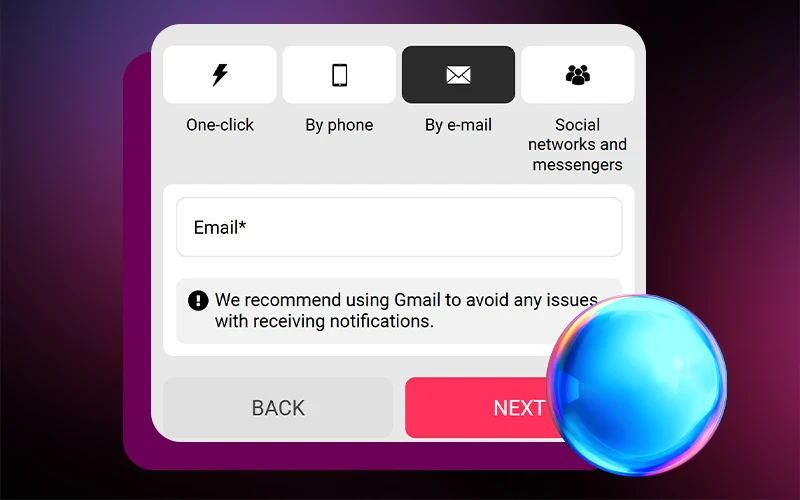 Casinos give you the option of Plinko registration with an Email address.