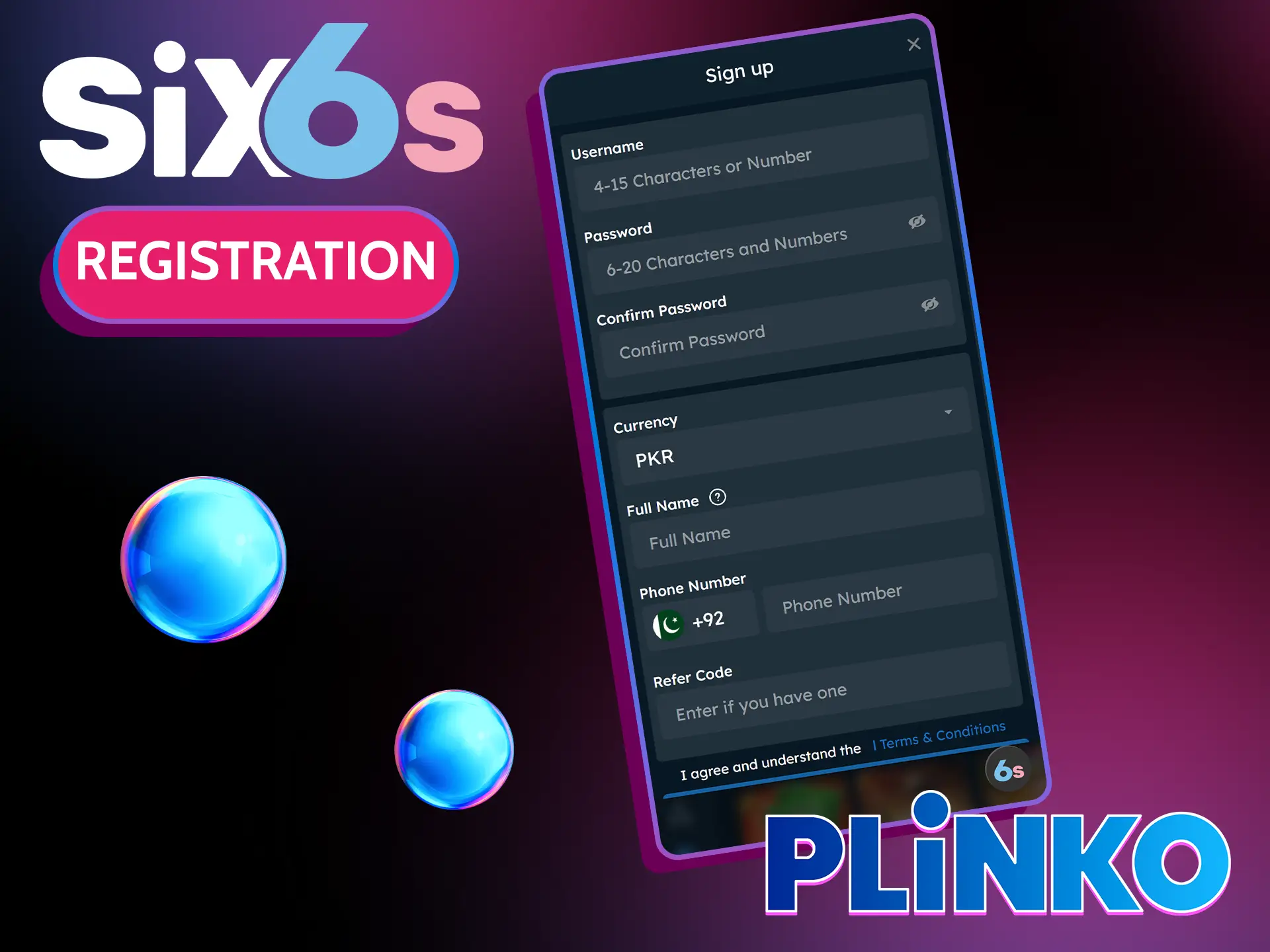 Register at Six6s Casino to play Plinko in Pakistan.