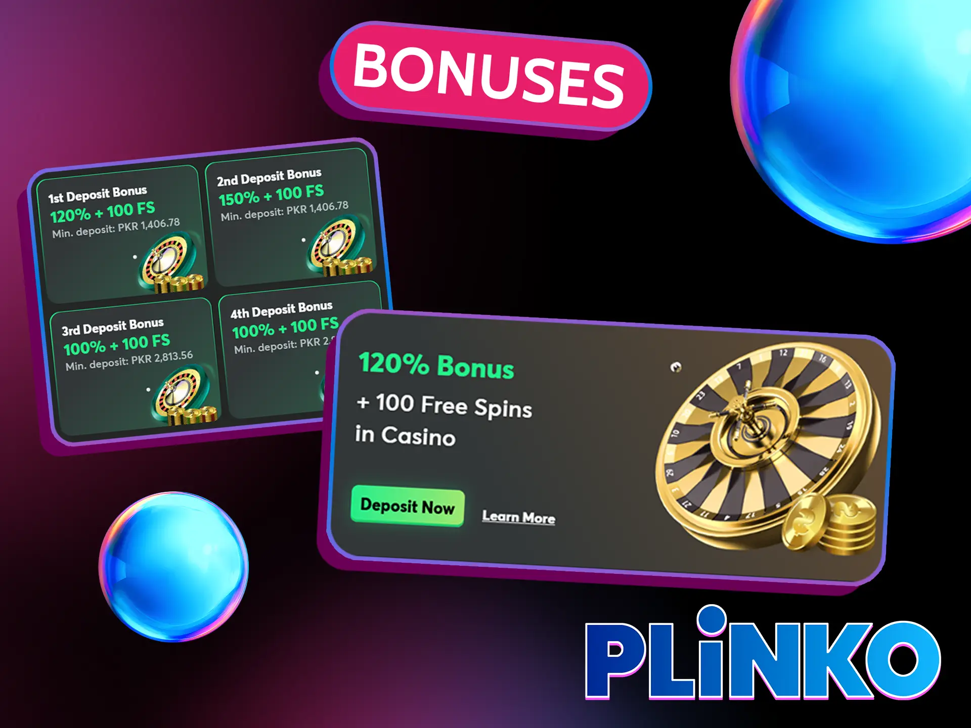 To get more attempts at playing Plinko X, take advantage of the casino's welcome bonus.